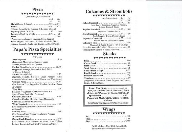 Pictures for Papa's Pizza (Turnersville, Nj) in Sewell, NJ 08080